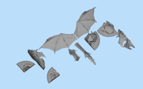 3D打印飞龙模型