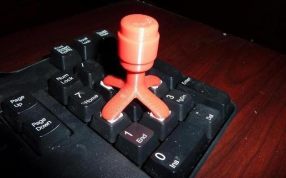 键盘操纵杆打印成品