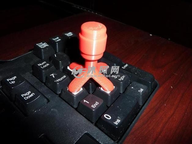 键盘操纵杆打印成品