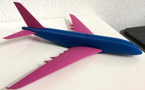 A380飞机渲染效果