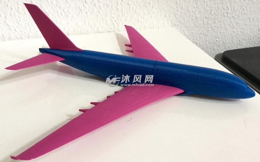 A380飞机渲染效果