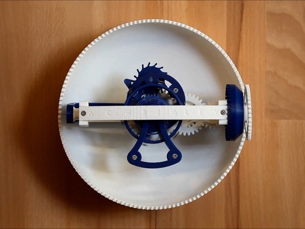 3D打印的三轴陀飞轮