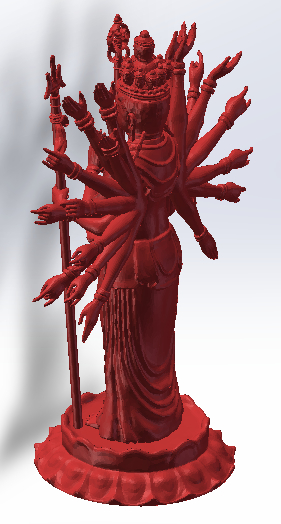 千手观音-侧面1