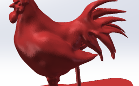 大公鸡  塑碉装饰1