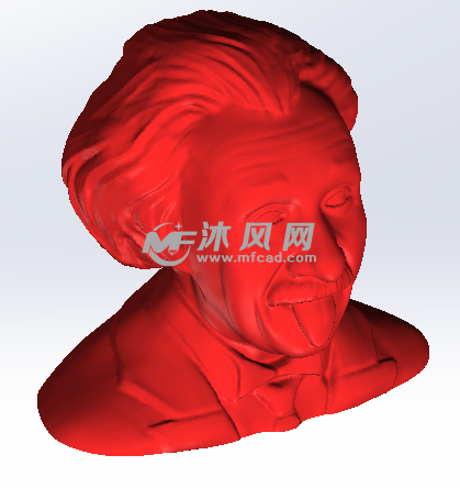 红色材料打印效果