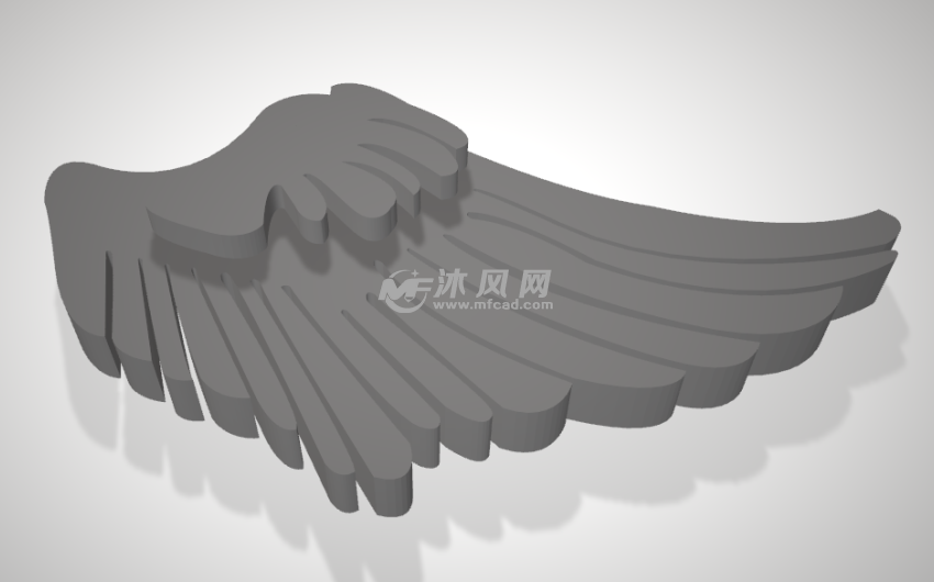 天使的翅膀侧面