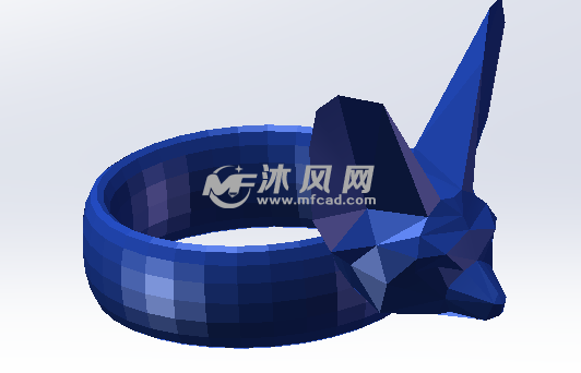 狐狸头指环模型