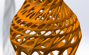 一款旋转花瓶3D打印模型