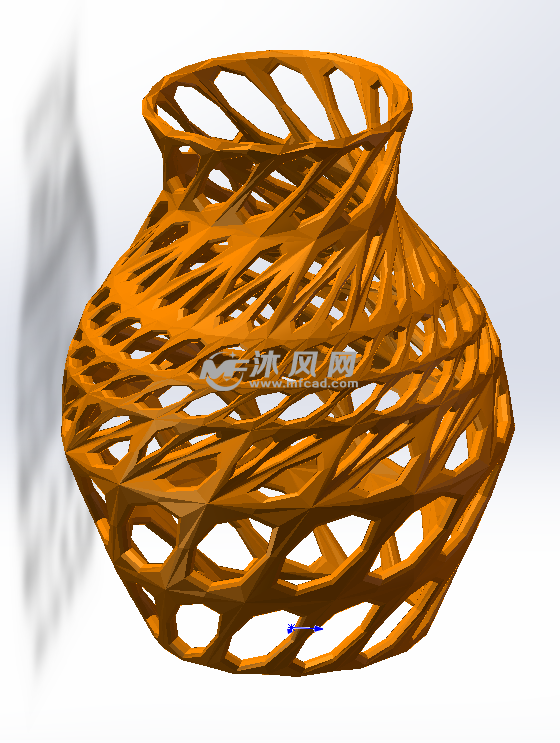一款旋转花瓶3d打印模型stl文件下载 - 机械设备3d