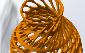 一款旋转花瓶3D打印模型-2