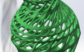 一款旋转花瓶3D打印模型-4