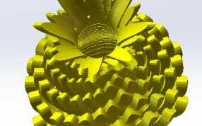 上端段部分建模效果