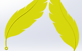 黄色材料打印效果