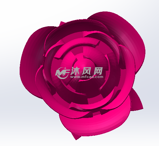 玫瑰花展现效果