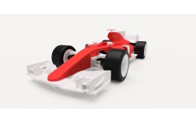 开源RC迷你F1赛车渲染图