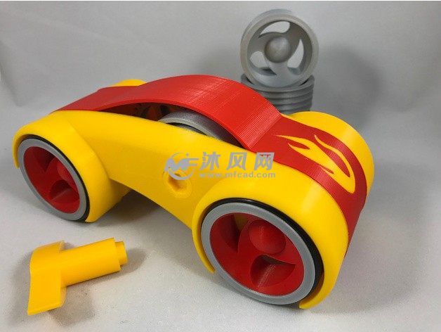 双模式发条小车