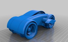 双模式发条小车模型