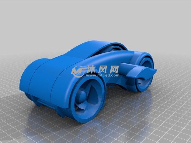 双模式发条小车模型