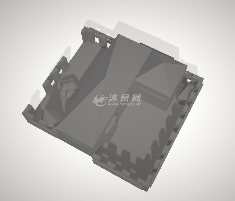 避暑别墅俯视图