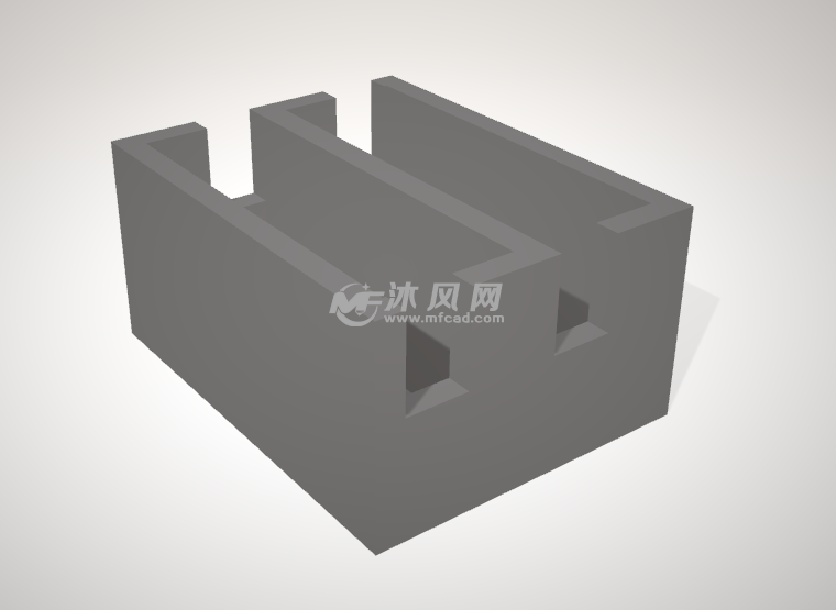 佳能LP-E8电池盒轴侧