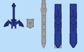 可3d打印剑模型