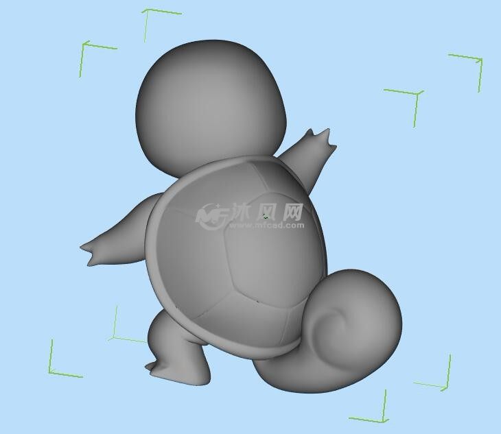 杰尼龟三维模型