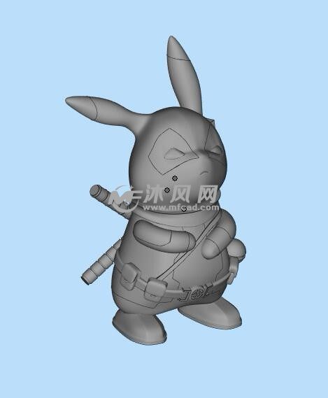 死侍比卡丘三维模型