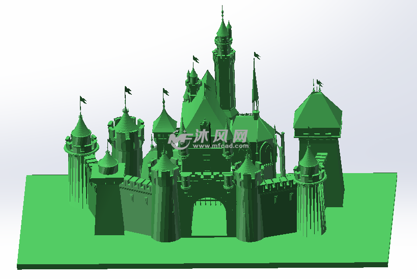 绿色材料效果图