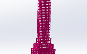 粉红色材料效果图