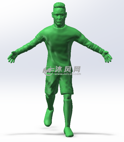 内马尔正面效果图