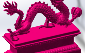 粉红色材料效果图