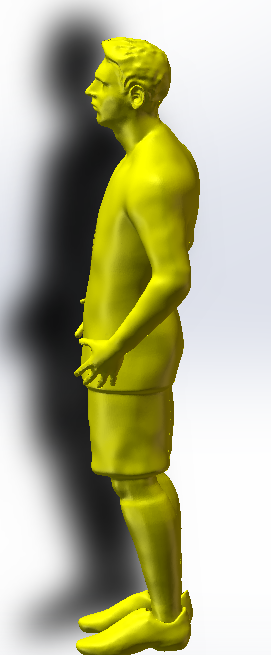 梅西侧面效果图