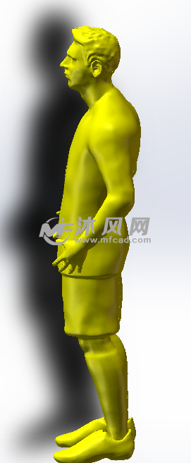 梅西侧面效果图