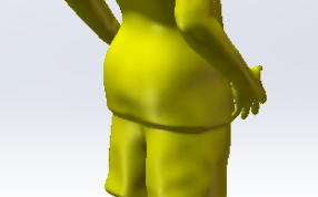 梅西背面效果图