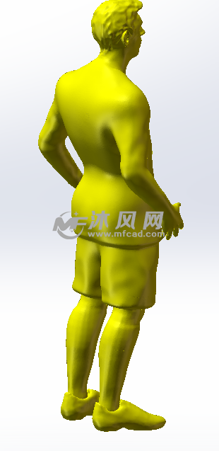 梅西背面效果图