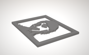 rachel 浮雕画像侧面