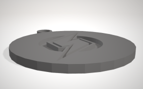 萨姆丝吊坠侧视图