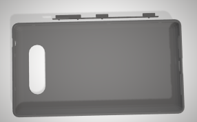 Nokia手机壳俯视图