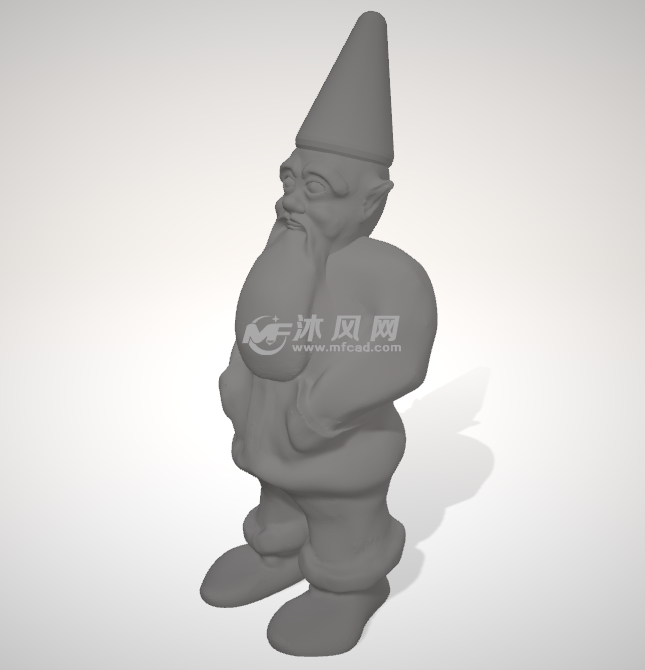 侏儒光头胡子亨廷顿侧面