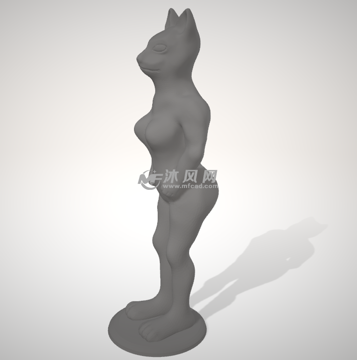 狐狸人打印模型