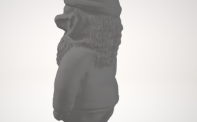 带着护目镜的侏儒模型