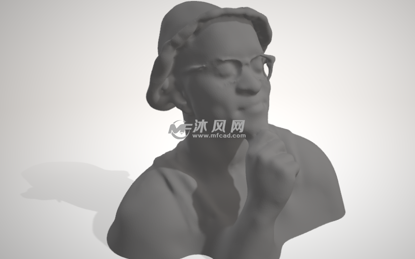 Gravy半身像侧面