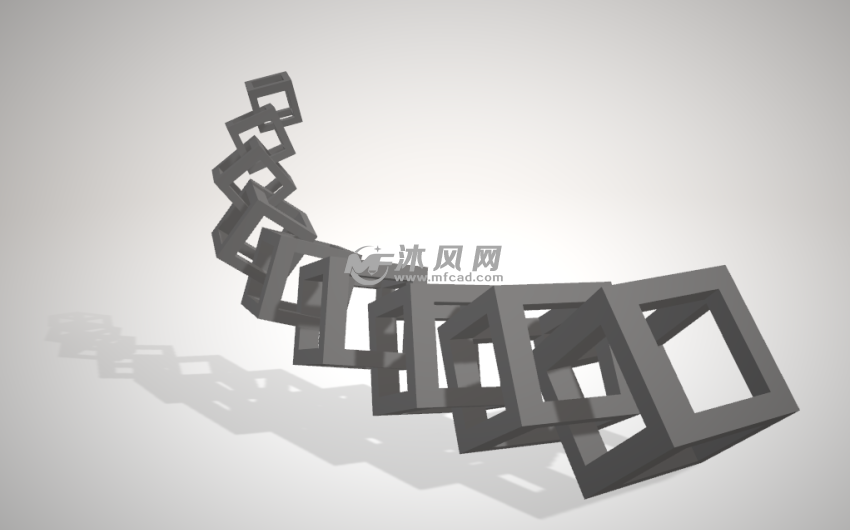 立方体链子侧面