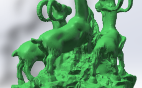 三羊开泰后部图