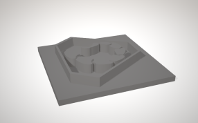 点头的标识俯视图