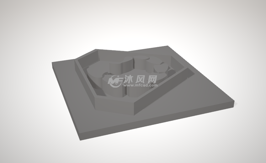 点头的标识俯视图