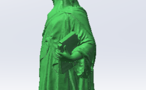自由女神像侧面效果图