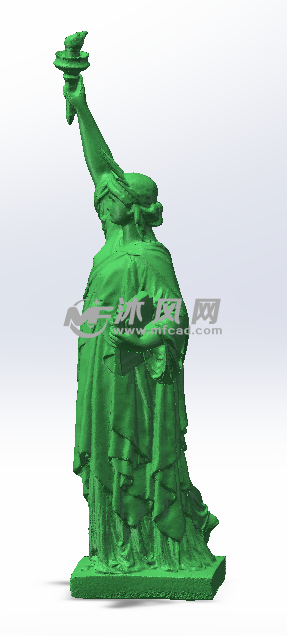 自由女神像侧面效果图