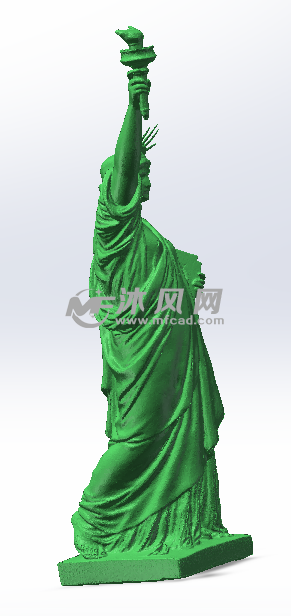 自由女神像侧面效果图2