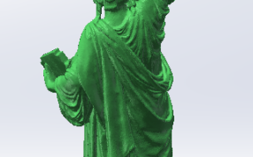 自由女神像反面效果图